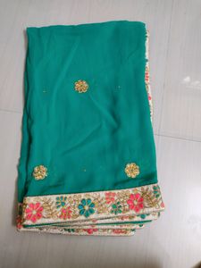 Cream Floral Lehanga