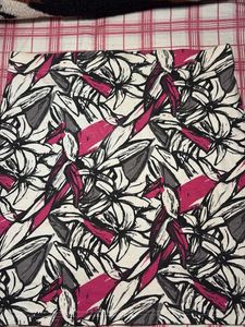 Floral Print Mini Skirt