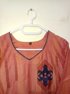Chudidar Top - Orange