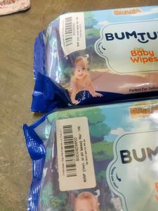 Bumtum 72N Usable Wet Wipes Pack Of 2