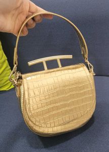 100% Original Zara Gold Bag