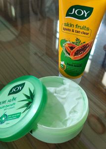 Joy Pure Aloe multi- benifit skin cream and Face Wash
