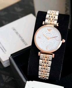 EMPORIO ARMANI DUAL TONE PREMIUM LADIES WATCH
