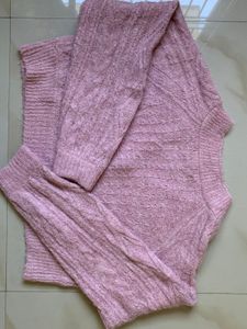 Woolen Crop Cardigan