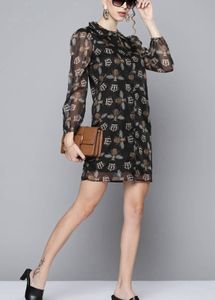Print Peter Pan Collar Shirt Dress