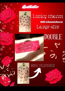WOW 🌹 Rose fluffy Top (Double Layer)🌹🧺🌹🧺🌹🧺