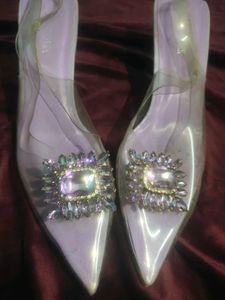 Heels with Gem Detail