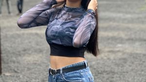 Trendy Mesh Long Sleeve Top