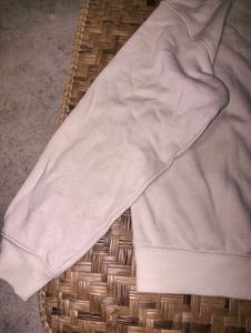 H&amp;M Loose Fit Beige Hoodie