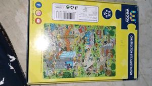 Webby Construction Site ILLustration Jigsaw Puzzle
