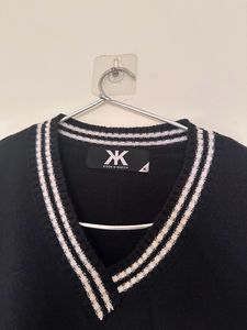 Kook N Keech Women Black Sweater Vest