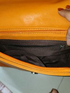 Orange Crossbody Bag
