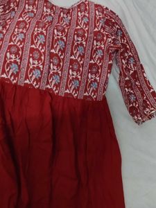 Alia Cut V- Neck Kurta Dress
