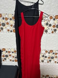 Long kurti festive dress combo