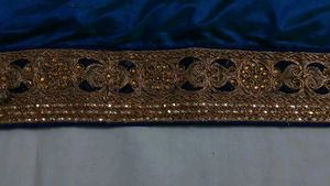 Royal Blue Embroidered Saree