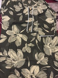 Floral Print Women&#39;s Kurta