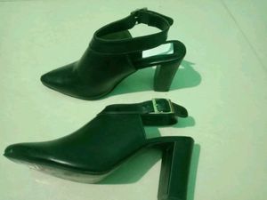 Black Slingback Heels