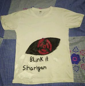Hand-Painted Naruto T-Shirt