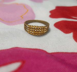 Vintage Gold Tone Rings - Set of 2