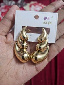 18k Gold Plated Statement Earrings