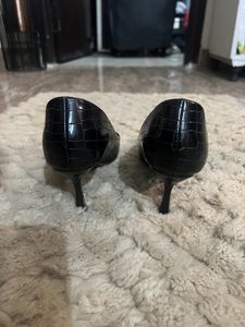 Black Pencil Heels