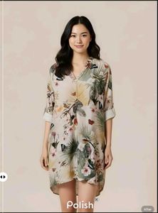 New With Tag H&amp;M Floral Print V-Neck Top