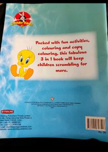Loony Tunes 3 In 1 Activity, Copy Coloring, Color