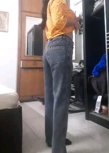 Greyish Black High waist Jeans