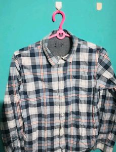Blue Check Shirt for 10 to 12 years kids.