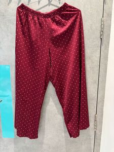 Maroon Polka Dot Lounge Pants🩷