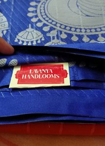 Saree Beautiful Design With Three Colours