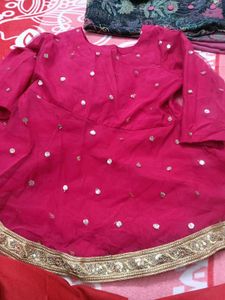 Lehanga With Peplum Frock Choli