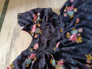 Floral Print Dress (one restitch needed)