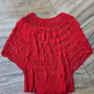 Red Crochet Top