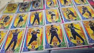 Topps Cricket Attax 2012 kkr Cards