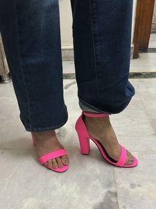 Neon sandals