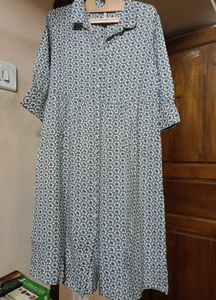 GREY FLORAL DRESS