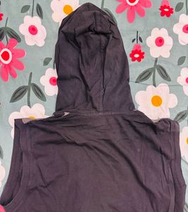y2k hooded vest