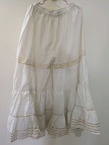 White Cotton Sharara