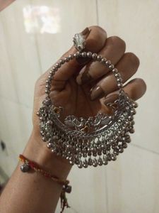 Boho Silver Hoop Earrings