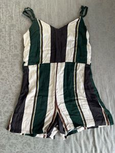 Striped Romper - Casual & Fun