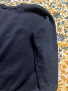 Navy Blue Graphic Sweatshirt