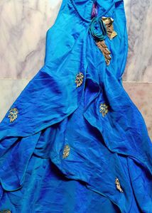 Girl's Blue Party Dress