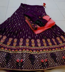 Women Purple Choli