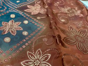 Beautiful Brown saree with blouse