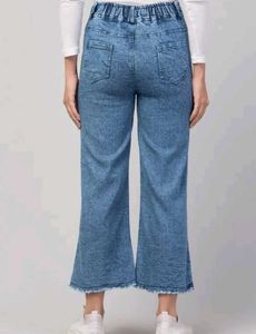 Wide Leg Denim Jeans
