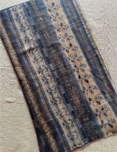 Vintage Floral Print Saree