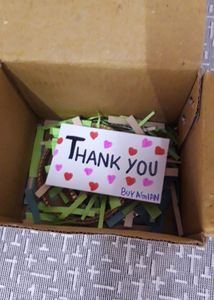Thank You Card +Pops