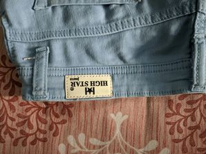 Light Blue Low Rise Skinny Jeans