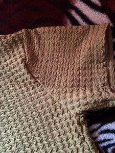 Olive Green Textured Top